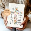 Personalized Confirmation Gift for Teens: Floral Cross Journal with Custom Name, First Communion Keepsake for Girls, Baptism Journal (Edition)