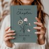 Personalized Journal Graduation Gift, Next Chapter Journal, Custom Name Notebook, College Graduate Keepsake, Birth Flower Journal Grad Gift (Edition)